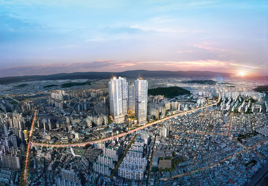 월배라온프라이빗디엘 투시도(사진=라온건설 제공)